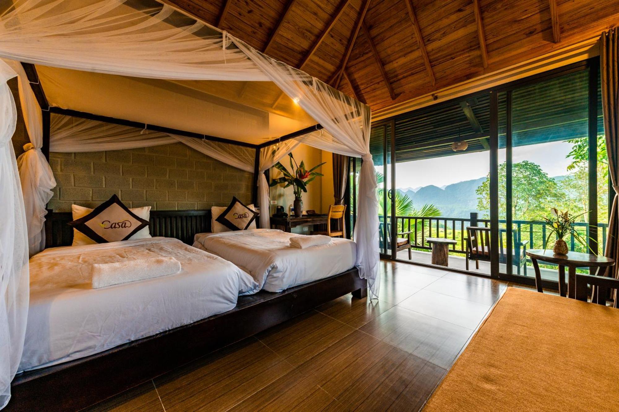Puluong Casa Resort Huong Ba Thuoc エクステリア 写真